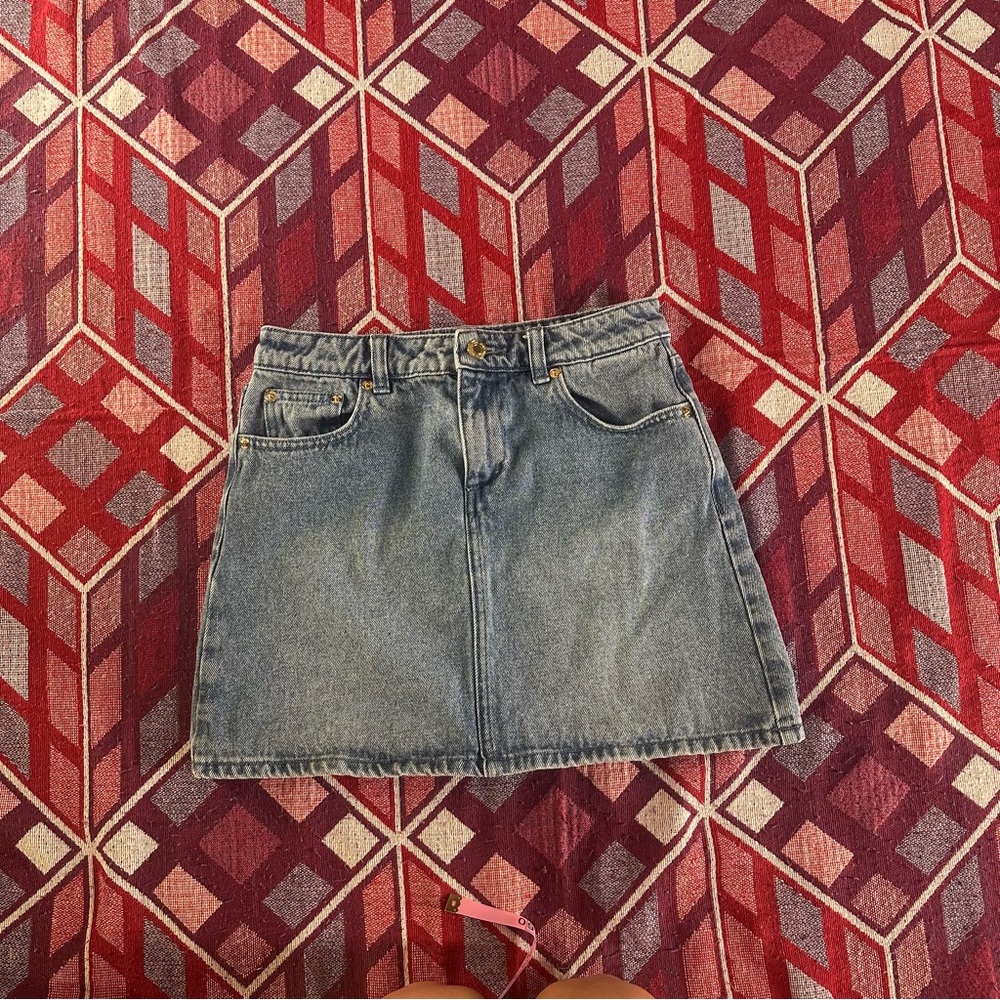 Michael Kors Denim Blue Mini Skirt